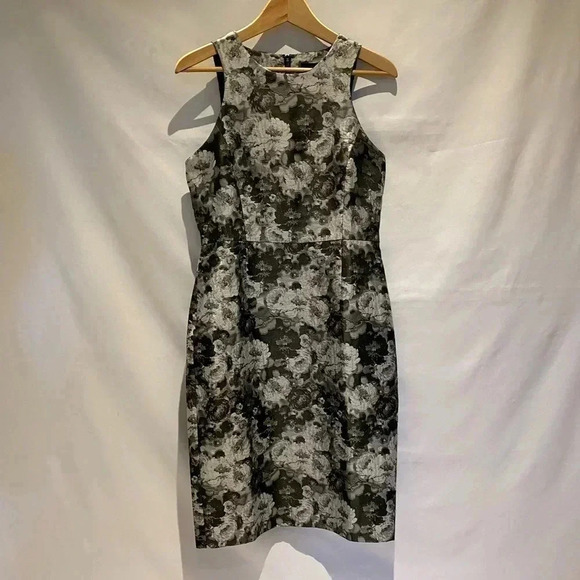 Banana Republic BR Monogram Sleeveless Sheath, size 6 - Picture 1 of 8